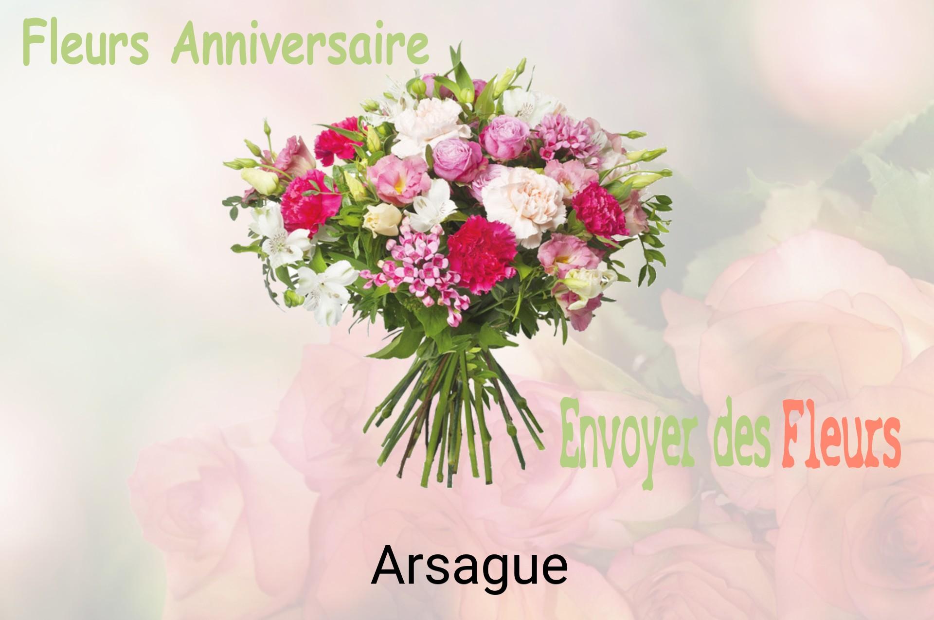 Bouquet de fleurs d’anniversaire livré à Arsague
